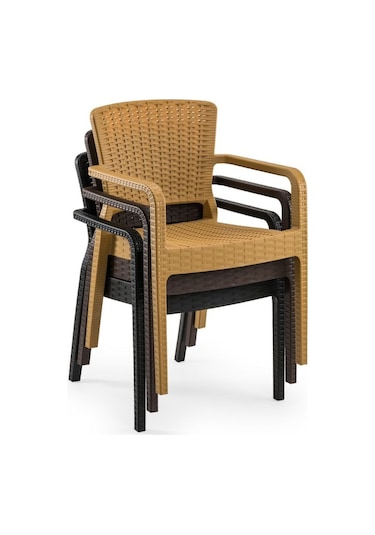 Bintaşmobilya Dört Kişilik Dış Mekan Bahçe Masa Sandalye Takımı Venge