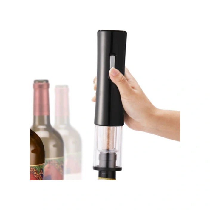 Şarap Tirbuşon Şarap Açacağı Otomatik Folyo Kesici Şarap Tirbuşon Klasik Paslanmaz Çelik Otomatik Elektrikli Taşınabilir Hızlı Set Açıcılar Siyah Antik Bronz