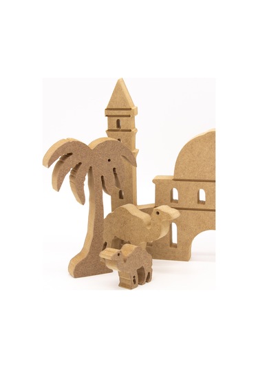 Neşeli Ahşap Des 23 Ayasafya Camii 25 Cm, Palmiye Ve Deve. Ramazan Ayına Özel Ahşap Boyama Etkinliği, Boyama Seti Model Tyb0aeqofa9s0m8483