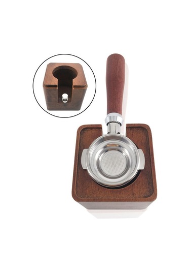 Homyl Kahve Sabotajı Tutucu Kapaklı Sıkıştırma İstasyonu Ahşap