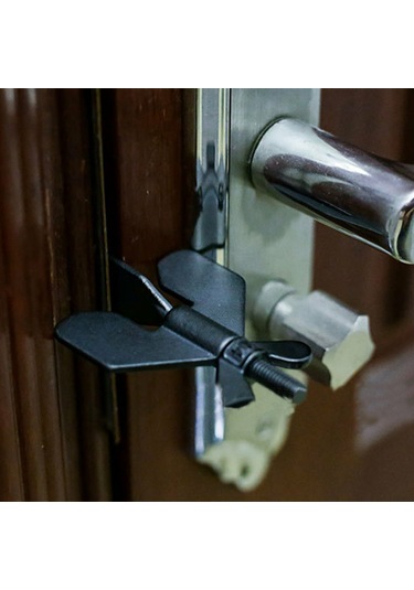 Yaozixa 304 Çelik Taşınabilir Otel Kapı Kilidi - Yolcular İçin Ek Güvenlik, Dışarıdan Açılmaz, Hafif Ve Kolay Kurulum