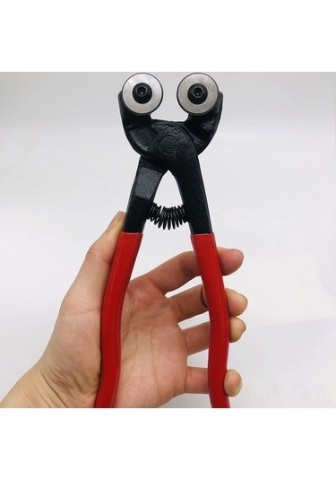 Moly Mosaik Cam Seramik Kesici, 2 Bıçaklı Pense, Dayanıklı, Kolay Kullanım Aracı