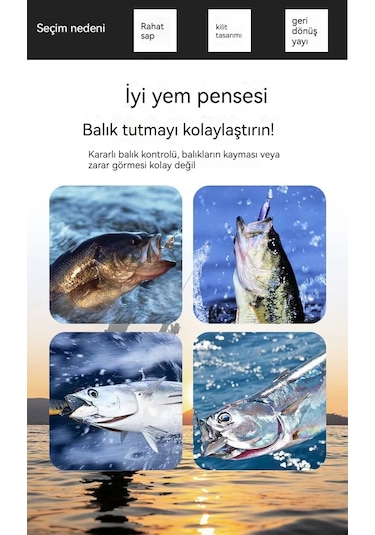 Paslanmaz Çelik Yem Pensesi Kavisli Ağız Balıkçılık Pensesi