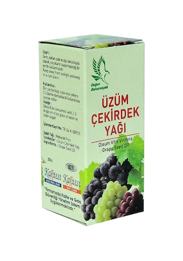 Doğan Baharatçılık Üzüm Çekirdeği Yağı 20 ML
