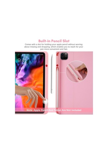 Yunboo Bluetooth Klavye Ve Koruma Kılıfı - İpad Uyumlu Uyumlu Air/pro 11 İnç Modelleri İçin Kapaklı Kılıf Kapaklı Kılıf