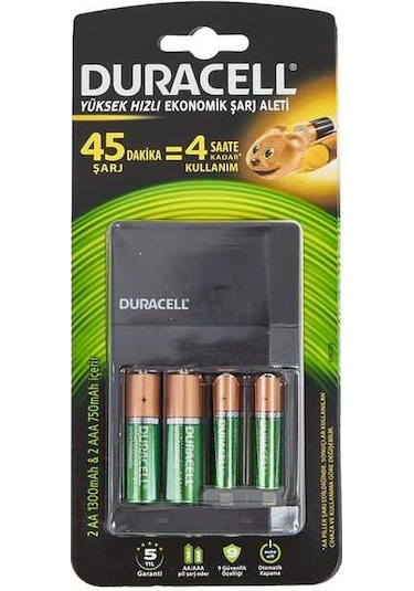 Duracell Cef14 2 Aa+2 Aaa 4 Pilli Şarj Cihazı