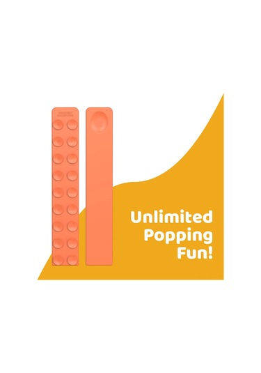 Moveevo Renkli Veya Turuncu Silikon Oyuncak - 24x4x0.5cm - 19g Rastgele Renk