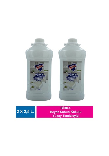 Birka Beyaz Sabun Kokulu Yüzey Temizleyici 2 x 2500 ML
