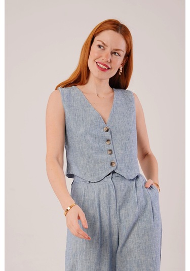 Kırçıllı Desen Mavi Takım Mavi