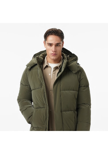 Nautica Erkek Yeşil Regular Fit Mont Düz J57043t Yeşil