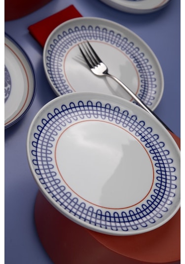 Kütahya Porselen Moderna 6 Kişilik 19 Cm Pasta Takımı Sofia
