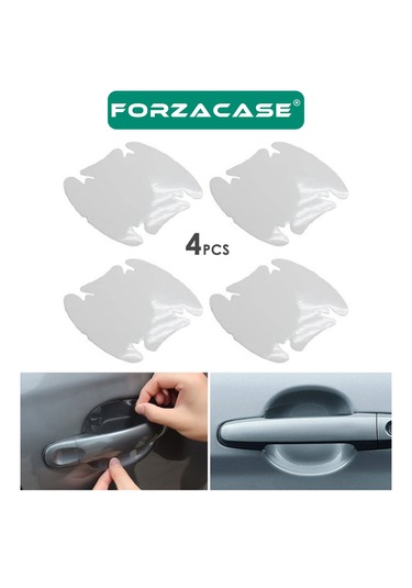 4 Adet Şeffaf Araba Kapı Kolu Çizik Koruyucu Film - Fc649