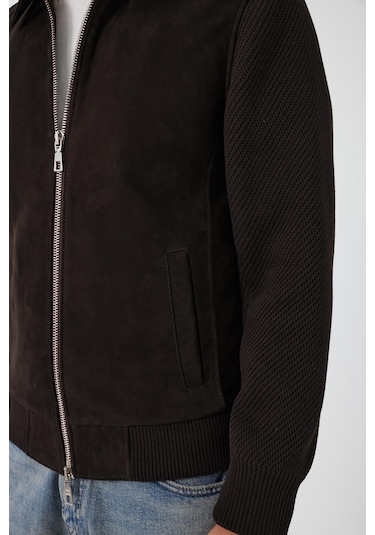 Leopoldo Kahverengi Nubuk Deri Mont Kahverengi