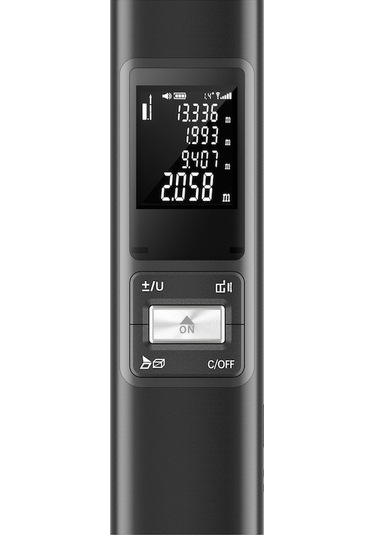 S60 El Tipi Lazer Ölçüm Cihazı: 60m Menzil, 2mm Hassasiyet, Alan-hacim Hesaplama, Şarj Edilebilir, Kompakt Tasarım