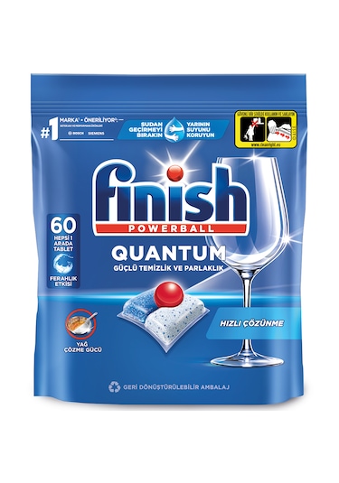 Finish Quantum 60 Tablet Bulaşık Makinesi Deterjanı
