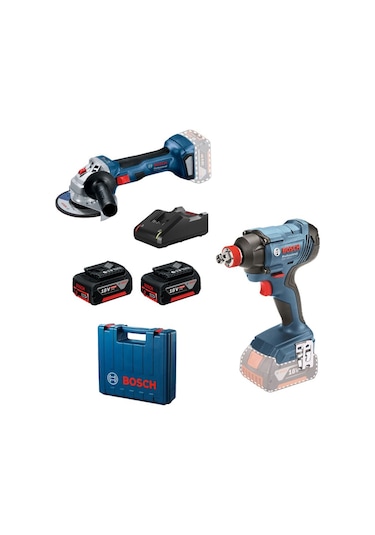 Bosch GDX 180-LI + GWS 180-LI 2'li Somun Sıkma ve Taşlama Set 0615990N1U