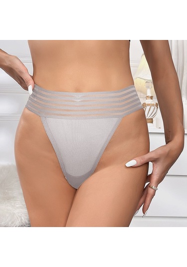 Tcherchi Kadın Yüksek Bel Dikişsiz Külot, Nefes Alabilen İç Çamaşırı Mor