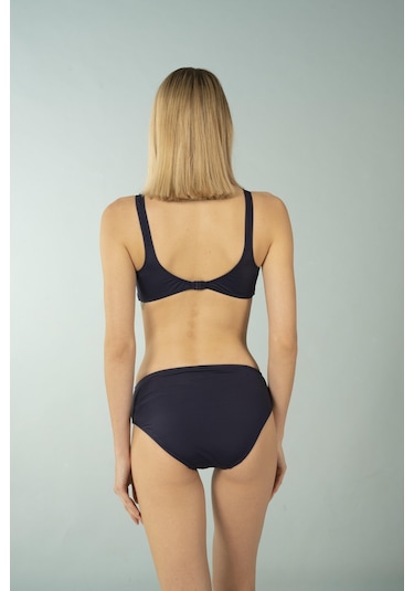 Estiva Luplu Toparlayıcı Yüksek Bel Bikini Takımı - Lacivert