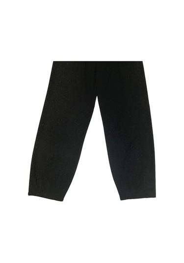 Kadın Beli Lastikli Cepli Paçası Pensli Spor Pantolon Siyah