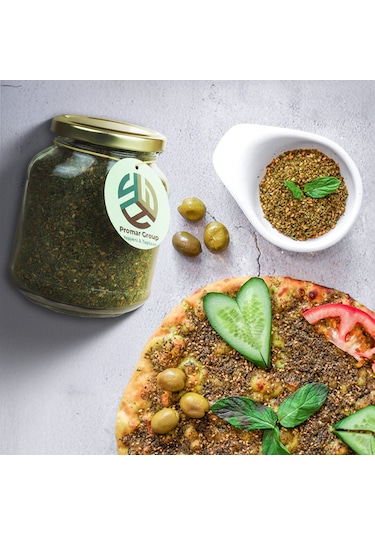 Doğal Cam Kavanoz Filistin Zahter 150 Gr