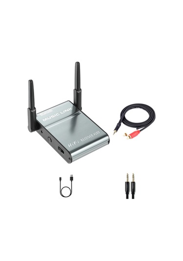 Aux Ses Bluetooth Alıcısı Kayıpsız Ses Adaptörü Rca Hoparlör 5.0 B