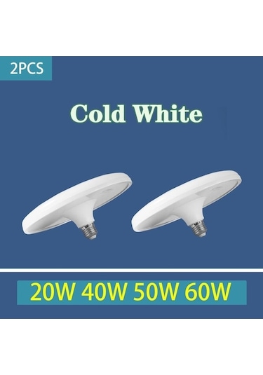 Novahub Canmeıjıa Süper Parlak Ufo Led Ampul E27 220v 20w 40w 50w 60w Enerji Tasarruflu Ufo Işık Tavan Işıkları Mutfak Oturma Odası İçin 50w 2pcs 2pcs