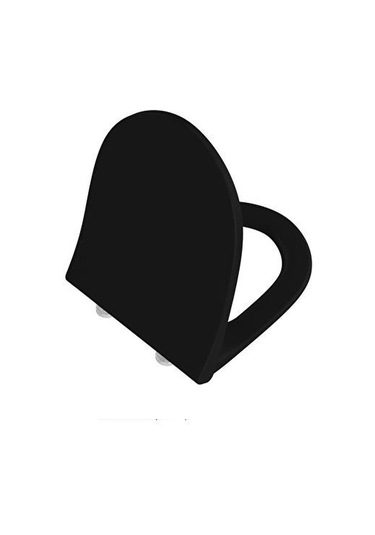 Sento Slim E.li Soft Klzt Kap-dp-mat Siyah Metal Menteşeli Etekli Kolay Sökülür 130-483r009