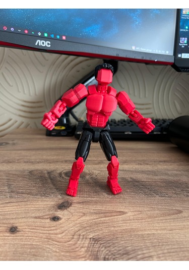 Dummy Red Hulk 3d Baskı Eklemleri Hareketli Figür 16 Cm Koleksiyonluk Oyuncak Hulk
