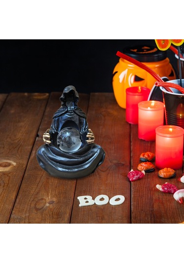 Suntek Kitaplık Girişi İçin Yaratıcı Cadılar Bayramı 10x9,5x15 Cm