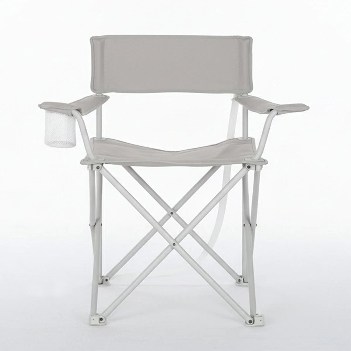 Kamp Sandalyesi Bahçe Sandalyesi Gri Açık Gri