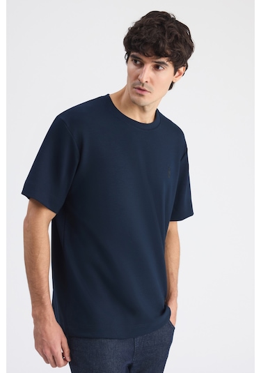 Twn Relaxed Fit Lacivert Düz T-shirt 6ec144701535m Çok Renkli