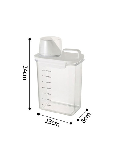 Suntek Çamaşır Tozu Konteynerleri Tuvalet Için Berrak 1800ml 1800ml Diğer