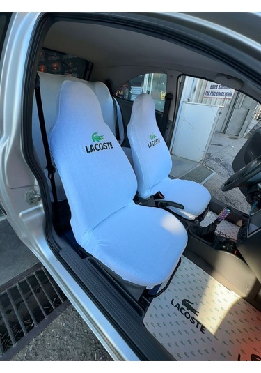 Üniversal Her Araca Uyumlu Lcs Beyaz Servis Kılıfı Ön Arka Takım