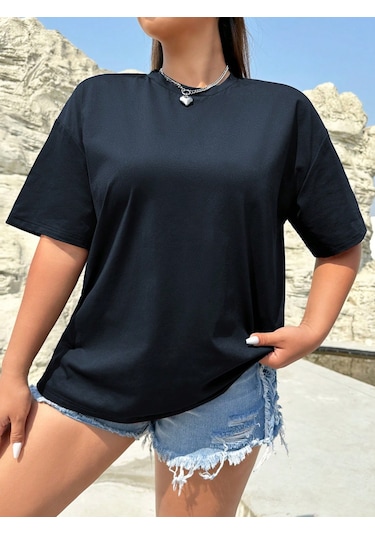 Drawing Butterflies Tasarım T-shirt Lacivert
