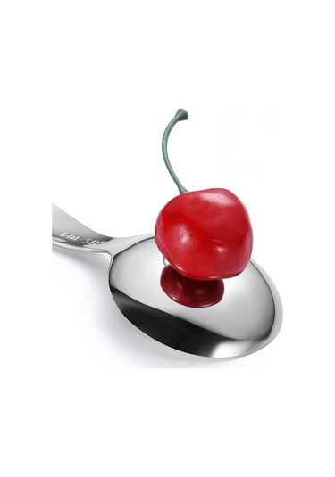 Jms Sevimli Paslanmaz Çelik Mutfak Kısa Saplı Şeker Tuz Baharat Kaşığı