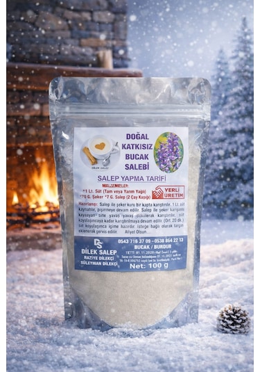 Meşhur Bucak Salebi,dilek Salep,salep 100g ,saf Salep