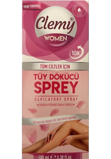 Clemy Women Tüy Dökücü Sprey 100 Ml