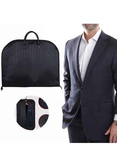 Homyl Şık Kıyafet Saklama Çantası - Moda Tutkunları İçin Siyah