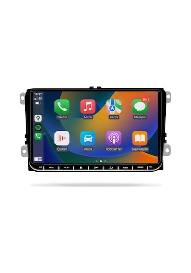 Volkswagen Android Multimedya 4gb-64gb 9 İnc Hd Ips Carplay Skoda