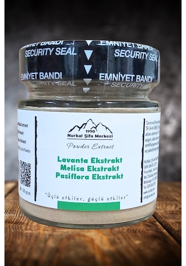 Nurbal Şifa Merkezi Lavanta Melisa Pasiflora Ekstrakt 120 G