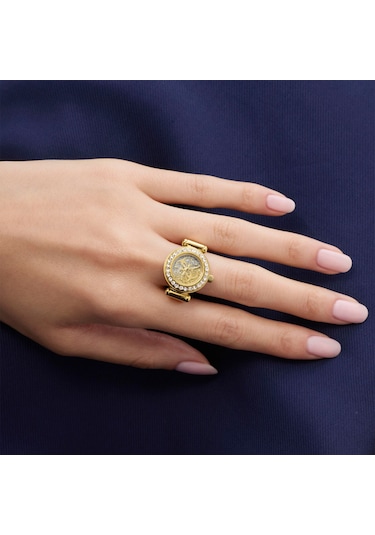 Guess Gugw1022l2 Kadın Yüzük Saat Altın