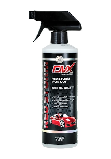 Dvx Red Storm Demir Tozu Temizleyici Iron Out 16 Oz 473 ML