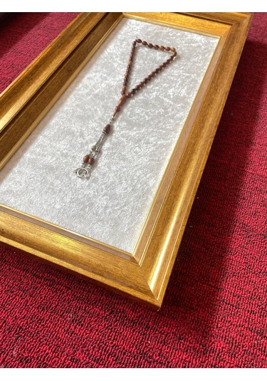 Tespih Çerçevesi -  Tespih Sergilemek İçin Hakiki Camlı Ürün