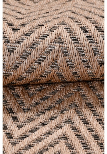 Sierra Halı Jüt Hasır Görünümlü Modern Kilim Ve Yolluk, İnce Bukle Dokuma Bej