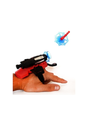 Örümcek Adam Spiderman Ok Atan Vantuz Ağ Fırlatan Eldiven Maske S