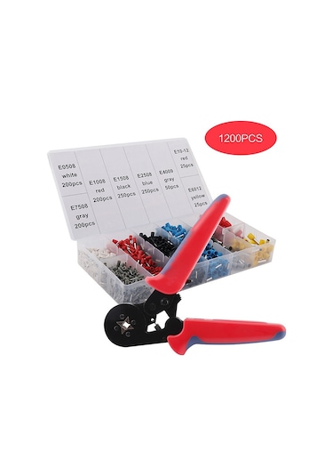 Padalink "profesyonel Kablolama Pensesi Ve 1200 Uçlu Set - Çoklu Boyutlar, 0.25-10mm²"