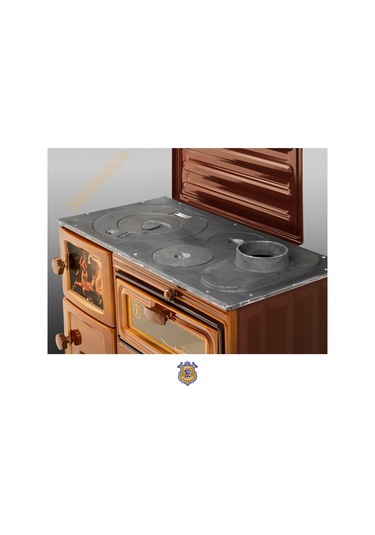 Erendemir Şömine Kuzine Ç. Kapaklı Döküm Pik Ayaklı Ek104F-D-P N11.194