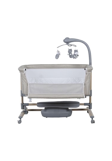 Prego Carmela Elektrikli Anne Yanı Beşik - Bej