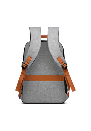 Jeemson Erkekler İçin 15.6" Laptop Bölmeli, Suluğa Dayanıklı, Geniş Depolama, Ergonomik Sırtlı, Çok Amaçlı Seyahat-iş Sırt Çantası Gri Gri