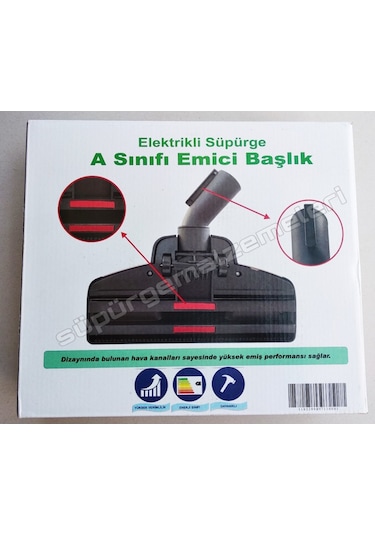 Arnica Tesla Ve Tesla Premium Kutulu Emici Başlık Yer Fırçası